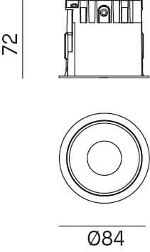 Combo C0R/F/3K07/B2 - Schema dimensionale